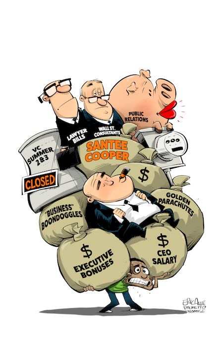 Cartoon: Santee Cooper’s frivolous spending