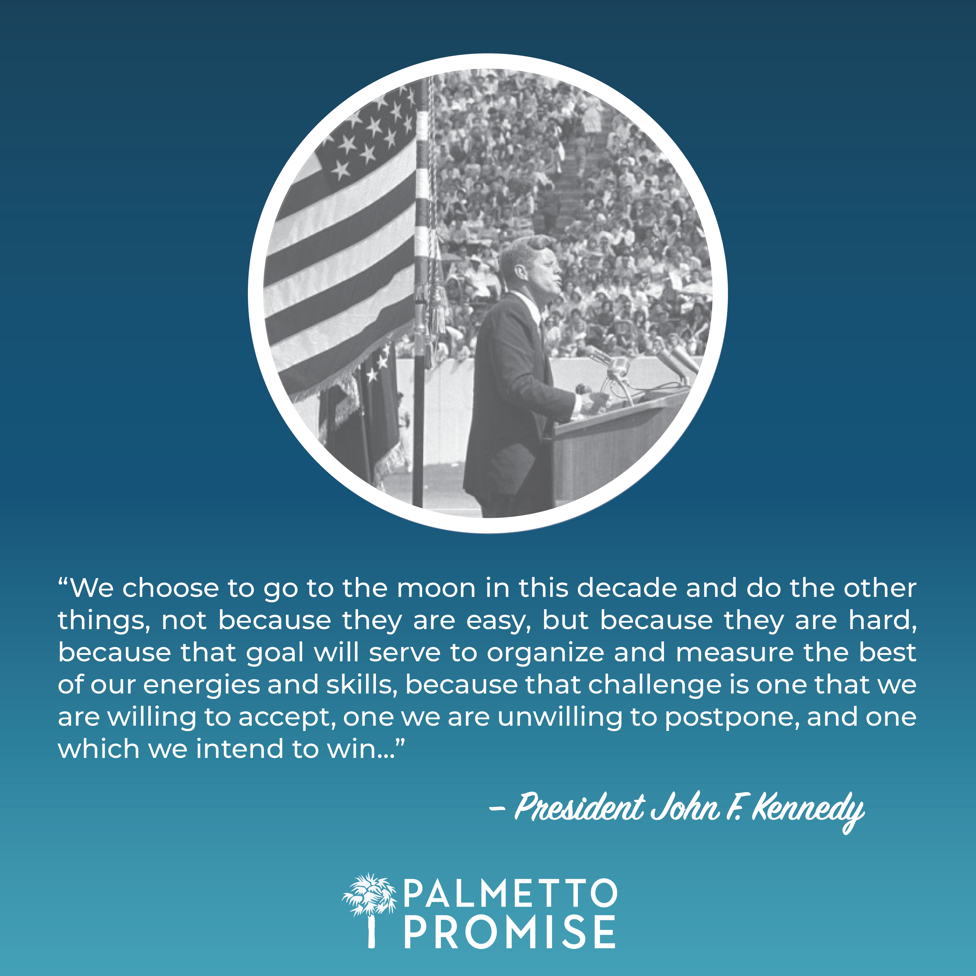 Kennedy on going to the moon