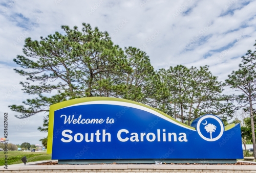South Carolina Welcome Sign